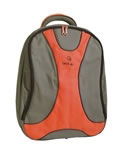 Tech air Nylon Backpack Green/Orange 15.4  (TAR3705)
